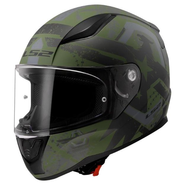 Slika KACIGA LS2 FF353 RAPID II THUNDERBIRDS MAT MILITARY