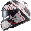 Slika KACIGA LS2 FF320 STREAM EVO TACHO BIJELO-CRNO-CRVENA 