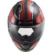 Slika KACIGA LS2 FF353 RAPID STRATUS CRNO-CRVENO-SIVA
