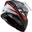 Slika KACIGA LS2 FF800 STORM NERVE CRNO-CRVENA