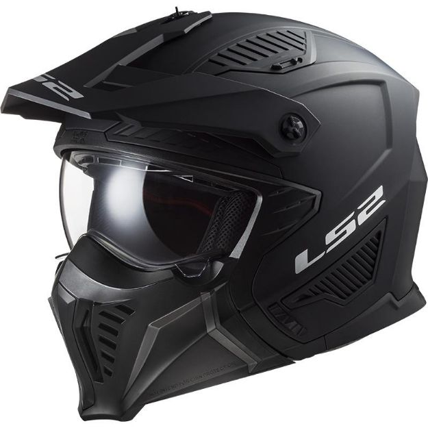 Slika KACIGA LS2 OF606 DRIFTER MAT CRNA 