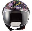 Slika KACIGA LS2 OF558 SPHERE LUX BLOOM PLAVO-RUŽIČASTA