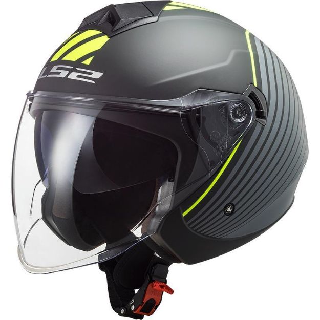 Slika KACIGA LS2 OF573 TWISTER II LUNA MAT CRNO-TITANIUM 