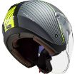 Slika KACIGA LS2 OF573 TWISTER II LUNA MAT CRNO-TITANIUM 