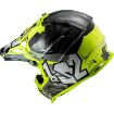 Slika KACIGA LS2 MX437FAST EVO CRUSHER CRNO-ŽUTA 