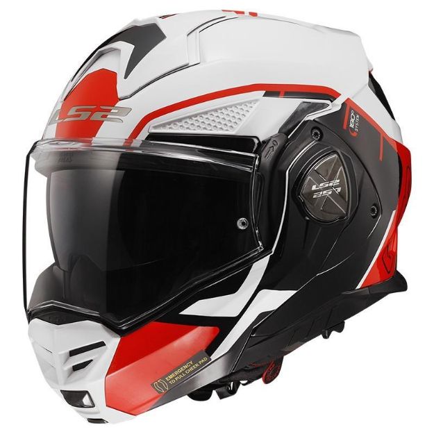 Slika KACIGA LS2 FF901 ADVANT X METRYK BIJELO-CRVENA 