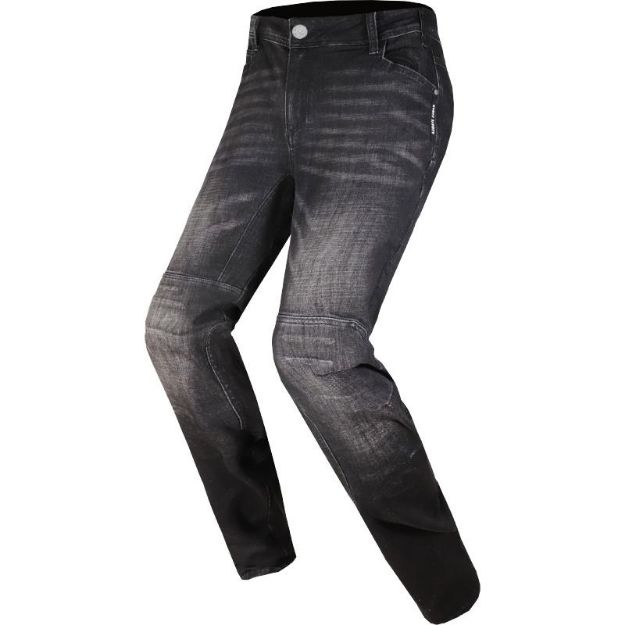 Slika HLAČE LS2 DAKOTA JEANS MUŠKE CRNE 