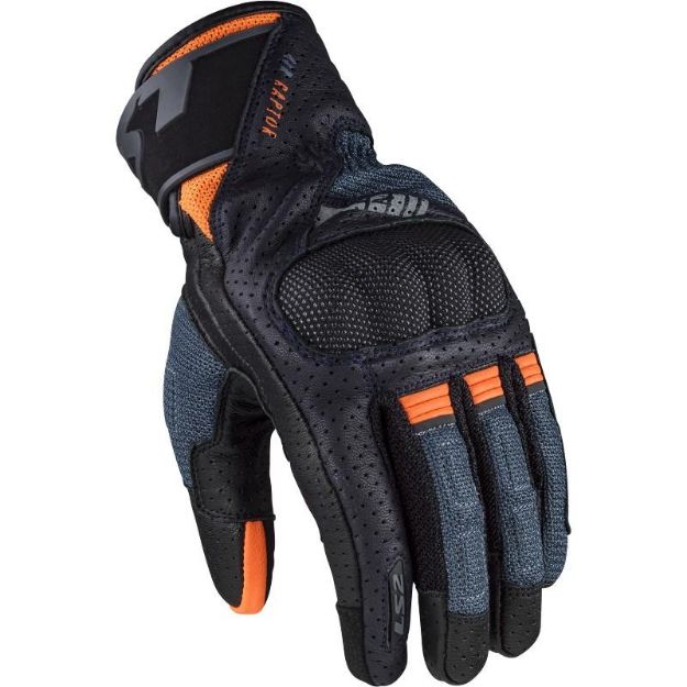 Slika RUKAVICE LS2 AIR RAPTOR MUŠKE PLAVO-NARANČASTE 
