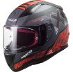 Slika KACIGA LS2 FF353 RAPID XTREET MAT CRNO-CRVENA