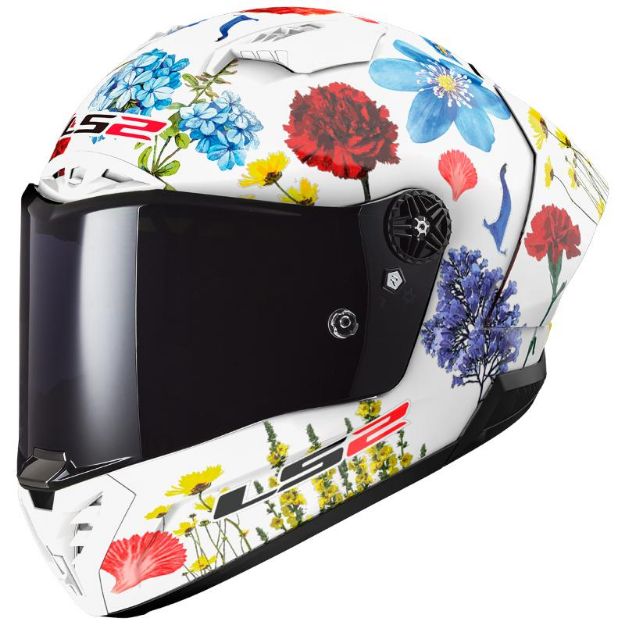 Slika KACIGA LS2 FF805 THUNDER C GP AERO FLOWERS BIJELA 