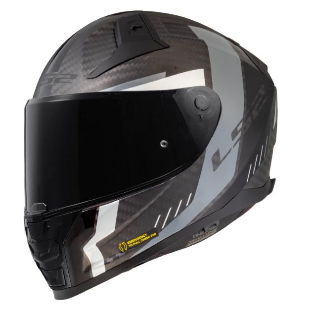 Slika KACIGA LS2 FF811 VECTOR II C GRID MAT CRNO-SIVA 