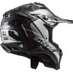 Slika KACIGA LS2 MX700 SUBVERTER EVO II ARCHED CRNO-SREBRENA-TITANIUM 
