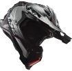 Slika KACIGA LS2 MX700 SUBVERTER EVO II ARCHED CRNO-SREBRENA-TITANIUM 