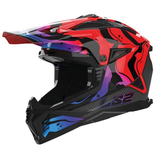 Slika KACIGA LS2 MX708 FAST II WASH CRVENA 
