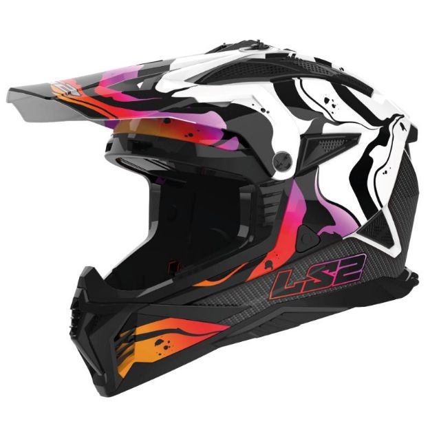 Slika KACIGA LS2 MX708 FAST II WASH BIJELA 