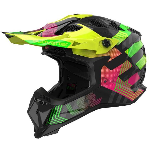 Slika KACIGA LS2 MX700 SUBVERTER EVO II CHROMATIC CRNA 