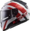 Slika KACIGA LS2 FF397 VECTOR TRIDENT BIJELO-CRVENA 