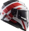 Slika KACIGA LS2 FF397 VECTOR TRIDENT BIJELO-CRVENA 