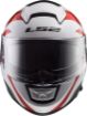 Slika KACIGA LS2 FF397 VECTOR TRIDENT BIJELO-CRVENA 