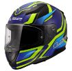 Slika KACIGA LS2 FF353 RAPID II FLITZ H-V ŽUTO-PLAVA 