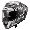 Slika KACIGA LS2 FF807 DRAGON KARBON ENTHUM SREBRNA 
