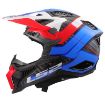 Slika KACIGA LS2 MX703 X-FORCE KARBON GALUO BIJELO-CRVENO-PLAVA 