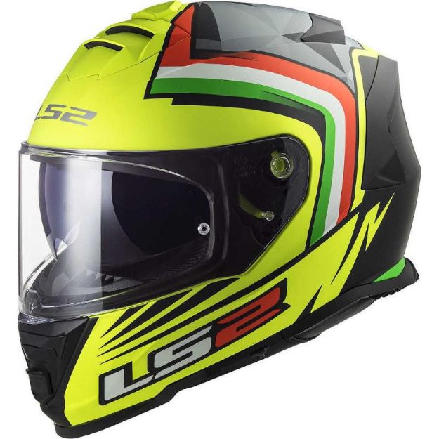 Slika KACIGA LS2 FF800 STORM NEPA REPL. ŽUTO-CRNA 