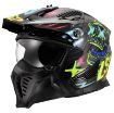 Slika KACIGA LS2 OF606 DRIFTER RAYZ CRNO-PLAVA 