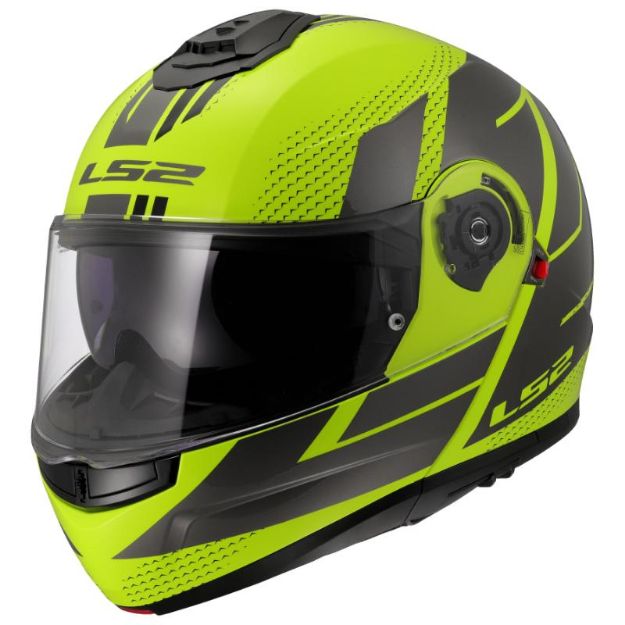 Slika KACIGA LS2 FF908 STROBE II CODE H-VIS ŽUTO SIVA 