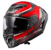 Slika KACIGA LS2 FF807 DRAGON KARBON TRAX CRVENA L 