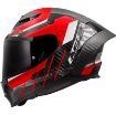 Slika KACIGA LS2 FF807 DRAGON KARBON TRAX CRVENA L 