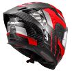 Slika KACIGA LS2 FF807 DRAGON KARBON TRAX CRVENA L 