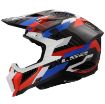 Slika KACIGA LS2 MX703 C X-FORCE PHANTOM BIJELO-PLAVO-CRVENA 