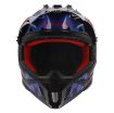 Slika KACIGA LS2 MX708 FAST II ZOMBIE II CRNO-CRVENO-PLAVA 