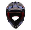 Slika KACIGA LS2 MX708 FAST II ZOMBIE II CRNO-CRVENO-PLAVA 