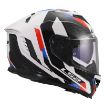 Slika KACIGA LS2 FF818 STORM III SPORTY BIJELO-PLAVO-CRVENA 