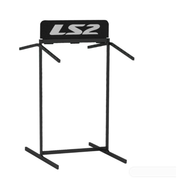 Slika IZLOŽBENI STALAK LS2 ZA MOTO ODJEĆU 1.235 x 310 x 90 mm 