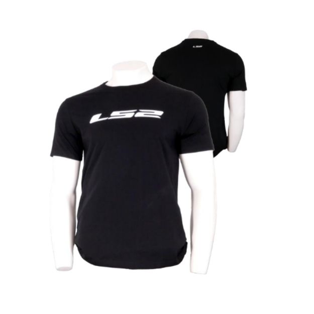 Slika MAJICA LS2 (T-SHIRT) CRNA 